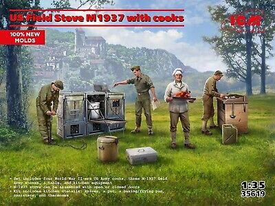 ICM - US M1937 Field Stove w/Cooks 1:35