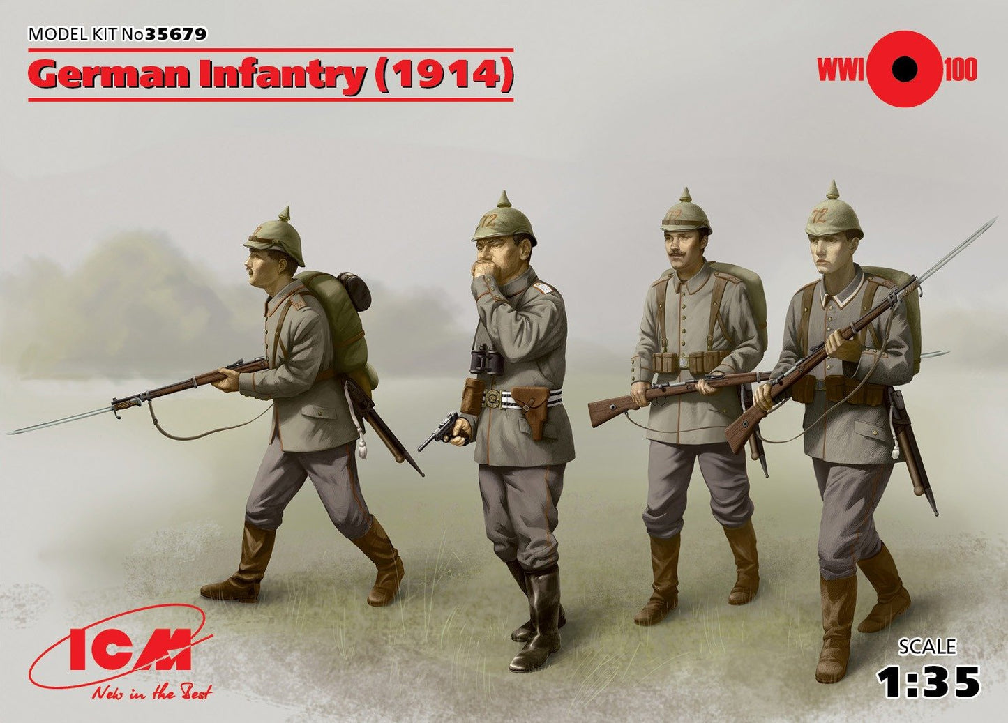 ICM - GERMAN INFANTRY 1914 1:35