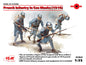 ICM - French Infantry in Gas Masks 4 1:35