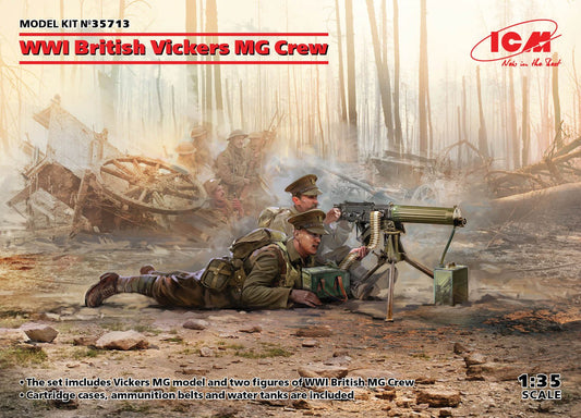 ICM - WWI British Vickers Machine Gun&Crew1:35