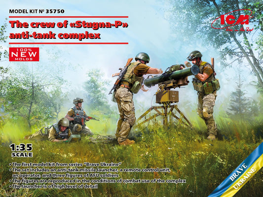 ICM - Ukraine AFU Soldiers w/missle sys 1:35