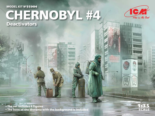 ICM - Chernobyl #4 Deactivators Diorama 1:35