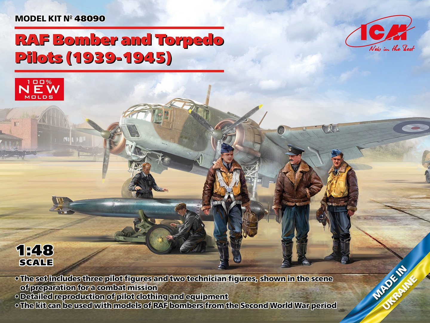 ICM - RAF Bomber and Torpedo Pilots 1:48