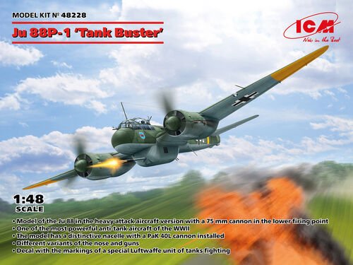 ICM - JU-88P-1 Tank Buster 1:48