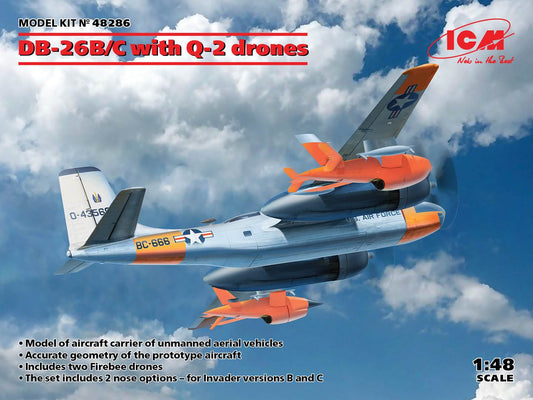 ICM - DB-26B/C USAF w/Q2 Drones 1:48