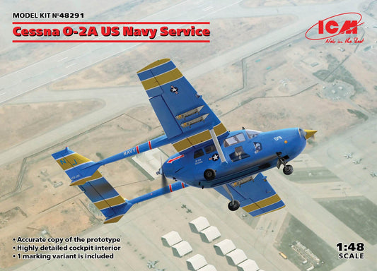 ICM - Cessna O2A US Navy Service Aircraft 1:48