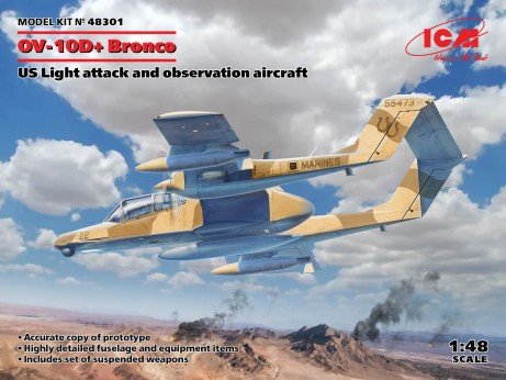 ICM - US OV-10D Bronco Attack Aircraft 1:48