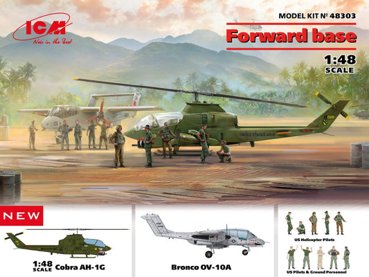 ICM - Forward base,Cobra,Bronco&figures 1:48