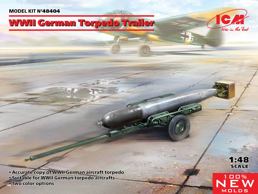 ICM - WWII German Torpedo w/trailer 1:48