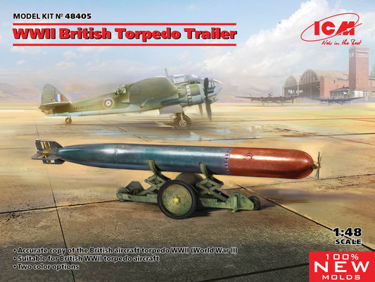ICM - WWII British Torpedo Trailer 1:48