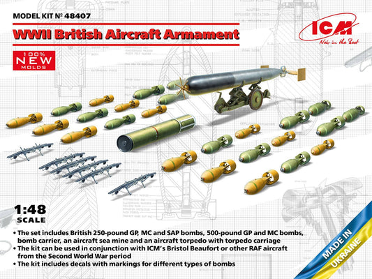 ICM - WW2 British aircraft armament 1:48