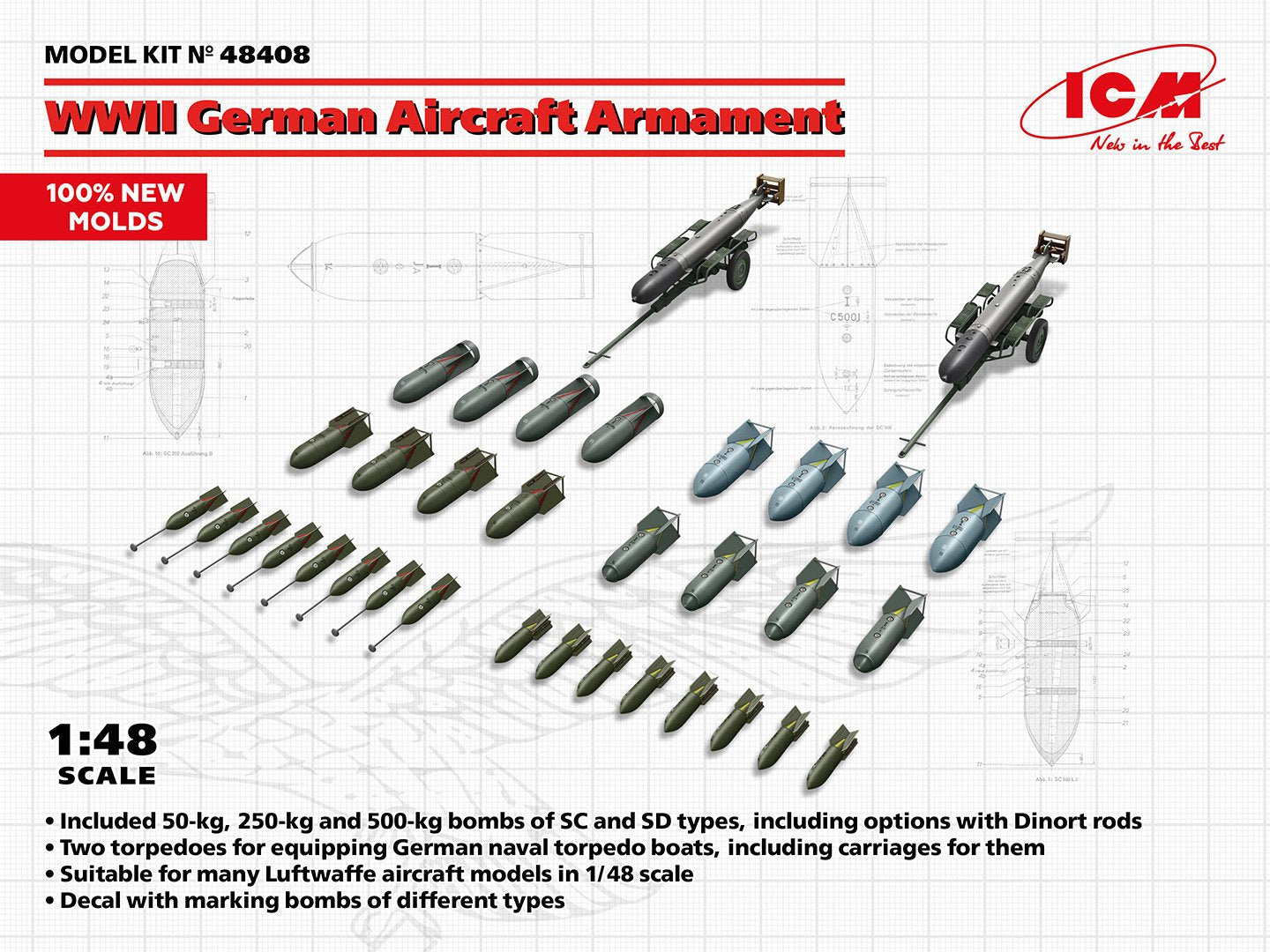 ICM - WW2 German aircraft armament 1:48