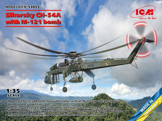 ICM - Sikorsky CH-54A Tarhe w/BLU82 1:35