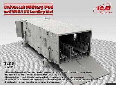 ICM - Universal Military Pod&M8A1 US Mat 1:35