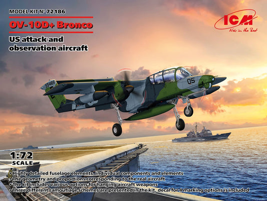 ICM - OV-10D+ Bronco US attack aircraft 1:72