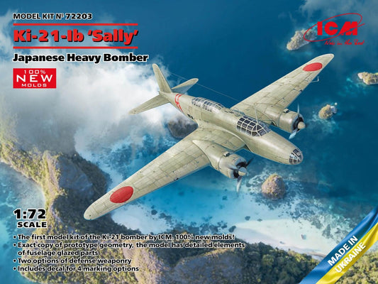 ICM - Ki-21-Ib Japanese Heavy Bomber Sally1:72