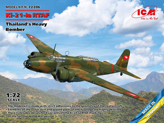 ICM - Ki-21-la RTAF Sally Heavy Bomber 1:72