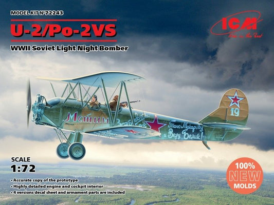 ICM - WWII Soviet U2/Po2VS Light Night Bmbr:72