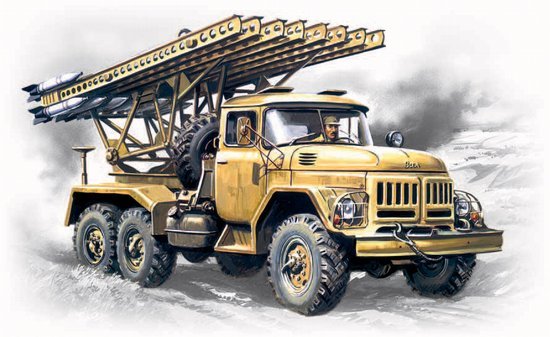 ICM - BM-13-16 ROCKET SYSTEM 1:72