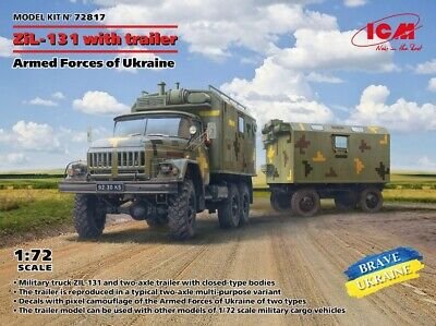 ICM - ZiL-131 w/Trailer 1:72