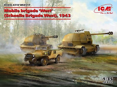 ICM - Mobile Brigade West Ger Vehicle Set 1:35