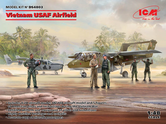 ICM - Nam Cessna O-2A,OV-10 Bronco & Fig 1:48