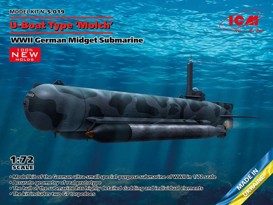 ICM - U-Boat Type Molch German Sub 1:72