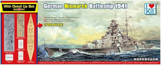 I Love Kit - German Bismark Battleship TopGrade 1:700