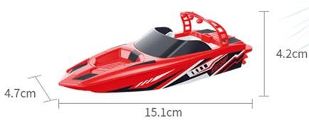 Imex - 1:58 R/C Boat Seawing Red 2.4g