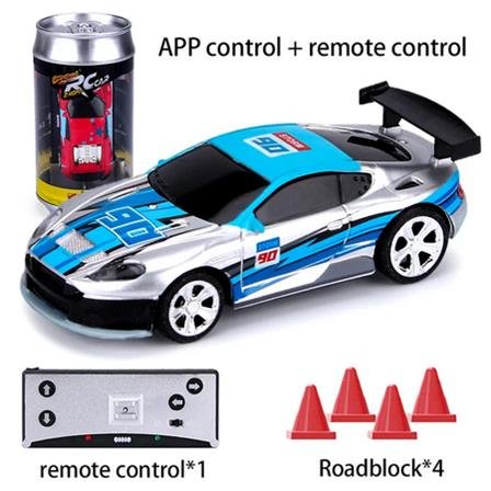 Imex - 1:58 Can R/C Silver + Blue 2.4g