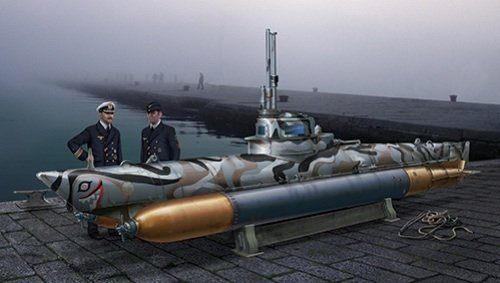 Italeri - Midget Submarine Biber 1:35