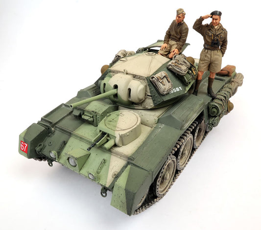 Italeri - CRUSADER MK.III W/BRITISH TANK CREW 1/35 1/35 Scale