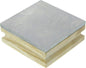 Sona Double Sided Wood & Steel Bench Block 3" x 3"