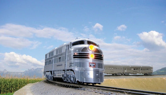 Kato - N Silver Streak Zepher Train Set w/PP