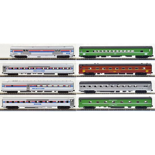 Kato - N Amtrak Rainbow Era 8 Car Set