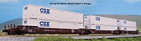Kato - N Maxi-IV BNSF Old Logo 3 Car Set w/CSX