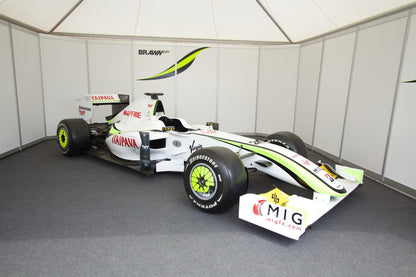 Tameo - SLK068 Brawn GP BGP-01 Mercedes - 2009 - White Metal Car Kit - Scale 1:43, Made in Italy
