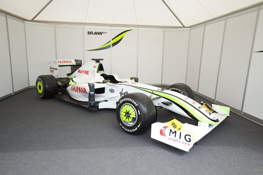 Tameo - SLK068 Brawn GP BGP-01 Mercedes - 2009 - White Metal Car Kit - Scale 1:43, Made in Italy