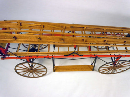 MODEL TRAILWAYS HOOK AND LADDER WAGON 1:12 SCALE WOOD & METAL KIT