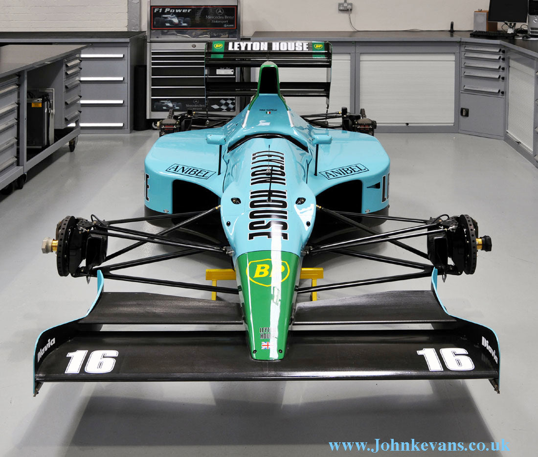 Tameo - TMK121 Leyton House Cg-901 Judd - 1990 - White Metal Car Kit - Scale 1:43, Made in Italy