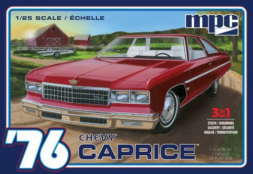 MPC - '76 Chevy Caprice w/Trailer 2T 1:25