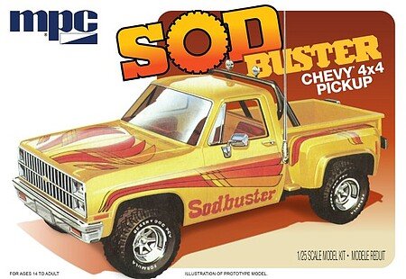 MPC - '81 Chevy Stepside Pickup Sod Bustr 1:25