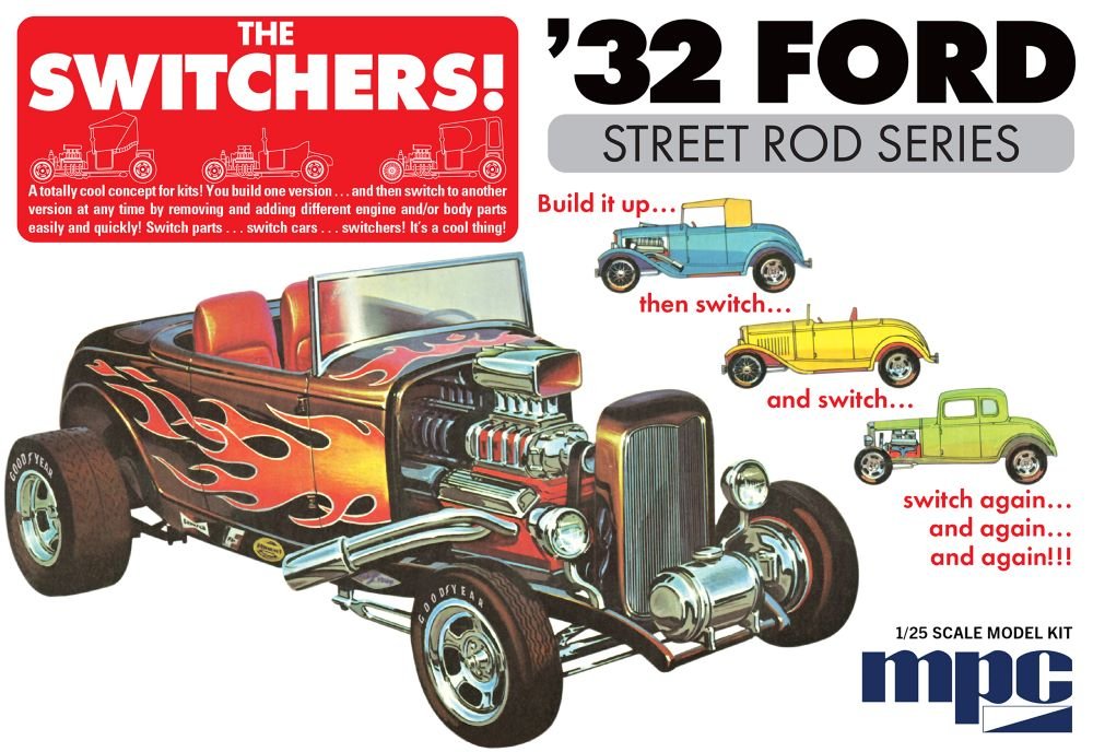 MPC - 1932 Ford Switchers Roadster Coupe 1:25