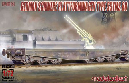 Modelcollect - German Schwerer Plattformwagen SSYMS 80