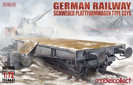Modelcollect - German Railway Schwerer Platformwag 1:72
