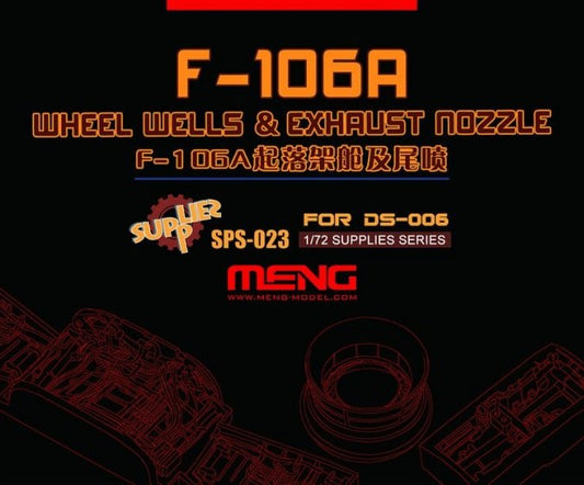 Meng - F-106A Wheel Wells & Ex NoZZle