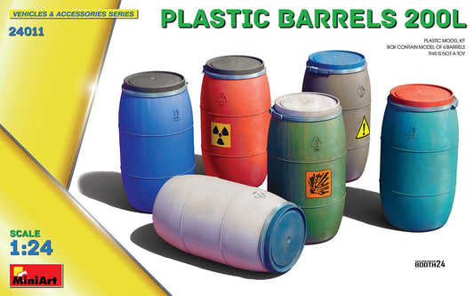 Mini Art - Plastic 200 Litre Drums 1:24