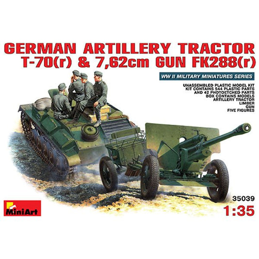 Mini Art - German Artillery Tractor & Gun