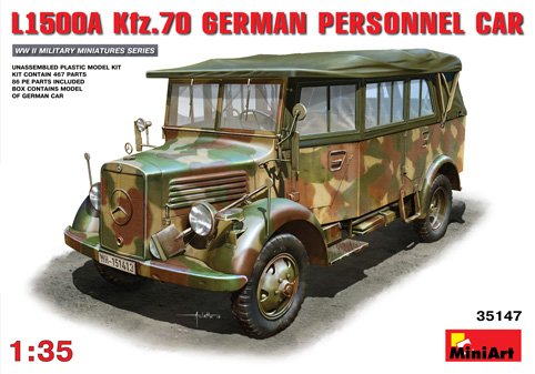 Mini Art - L1500S GERMAN PERSONNEL CAR:35