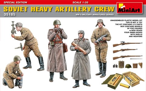 Mini Art - Soviet Heavy Artillery Crew:35